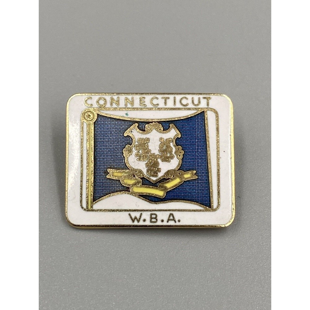 Vintage WBA (WWBA)‎ CONNECTICUT Bowling Lapel Pin Brooch